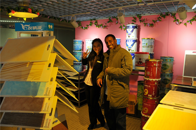 埃塞俄比亞客戶到訪友情漆