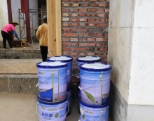 友情漆助力新農(nóng)村建設(shè)，打造美麗新家園。